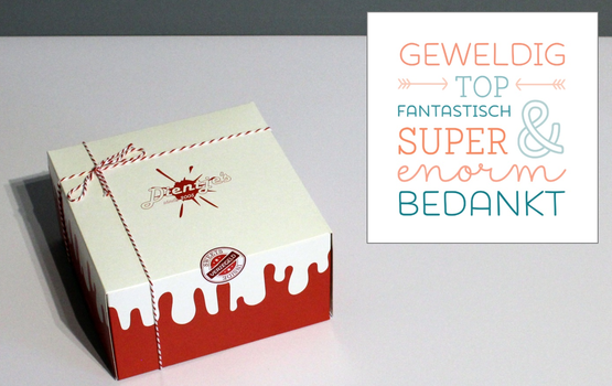 Bedankt  - Grote Doos Zoet (1 kg)