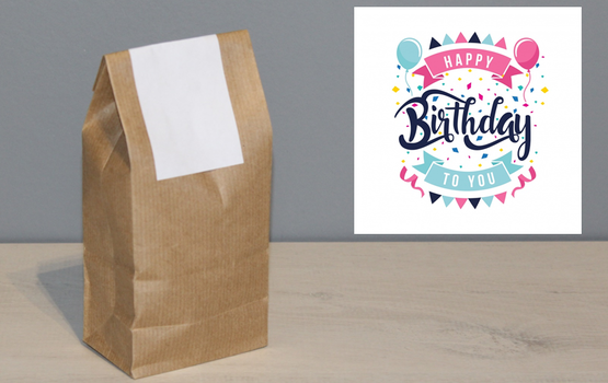 Happy Birthday - Zakje Gemengd - 250 gram