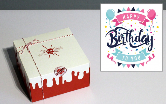 Happy Birthday - Grote Doos Zoet - 1 kg