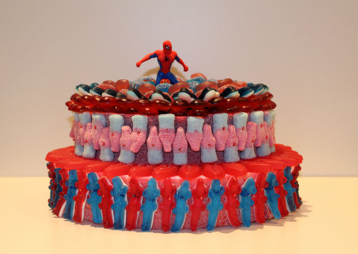 Snoeptaart Spiderman