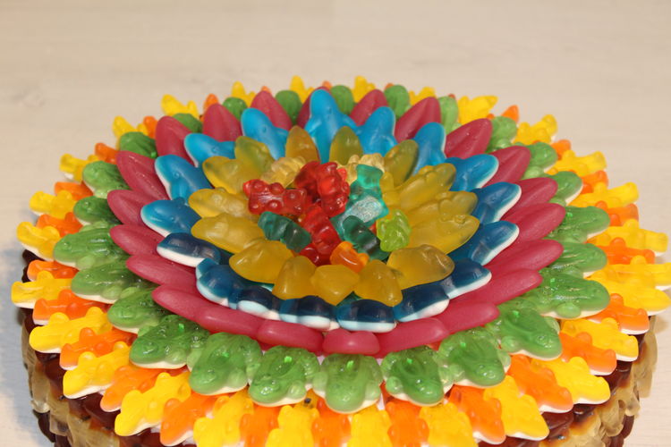 Snoeptaart Regenboog