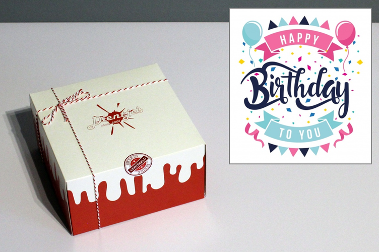 Happy Birthday - Doos Zoet - 500 gram